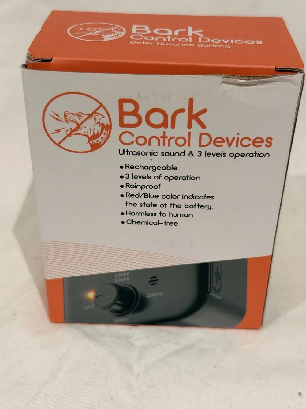 Bark Black Ultrasonic Dog Bark Control Device
